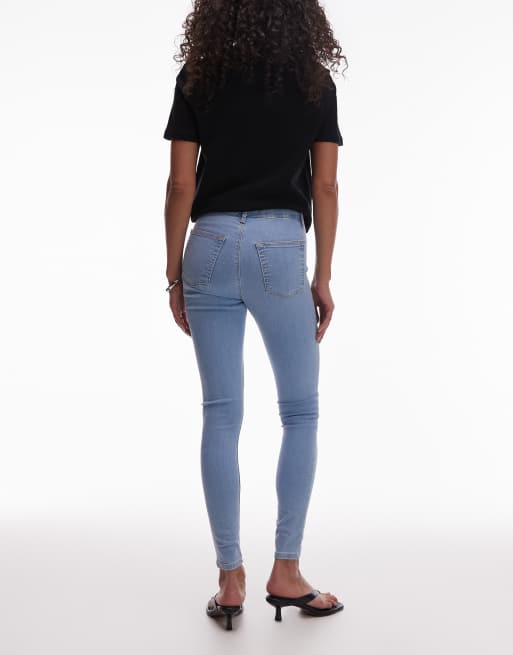 Topshop Joni high rise super skinny jeans in bleach, 2 of 5