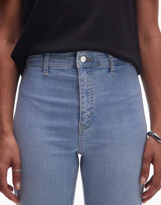Topshop Joni high rise super skinny jeans in bleach, 5 of 5