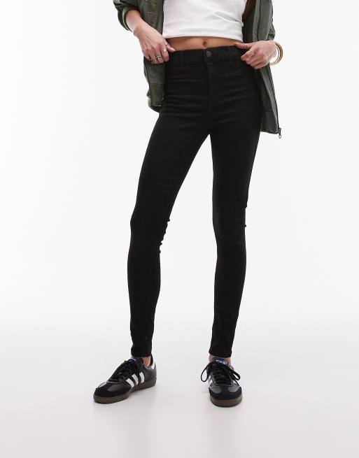 Topshop Joni holding power jeans in black | ASOS