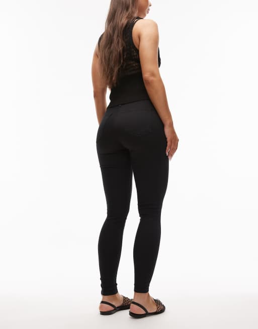 Topshop - Joni - Hourglass skinny jeans met hoge taille in vintage zwart, 2 van 5