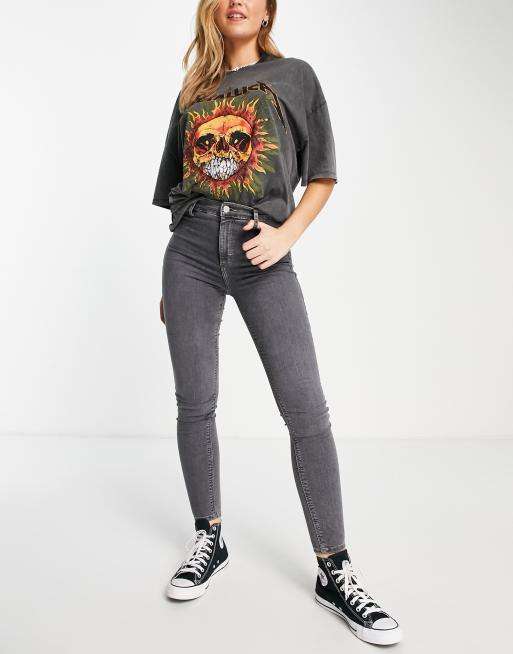 Grey ripped 2024 joni jeans