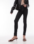 Topshop Joni jeans in black rinse