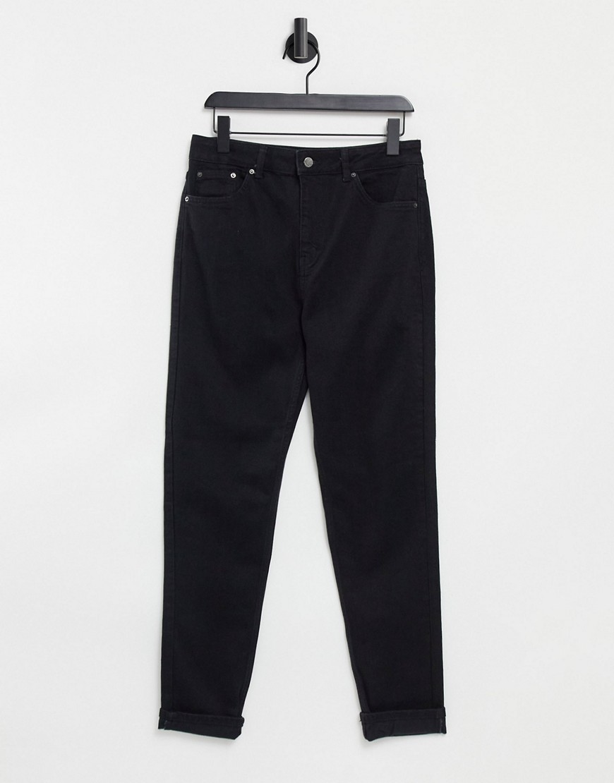 Topshop Joni premium skinny jeans in clean black