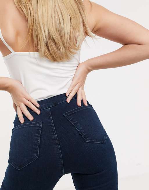 Topshop – Joni – Skinny jeans i mörk tvätt, 3 av 4