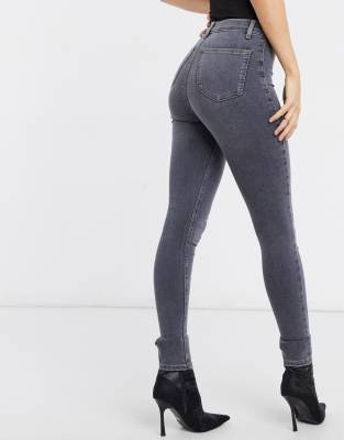 grey joni jeans with belt loops