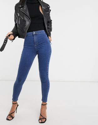 blue topshop joni jeans