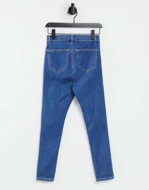 Topshop blue joni store jeans