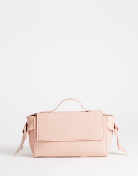 Topshop - Josie - Borsa a mano rosa con nodo - view 1