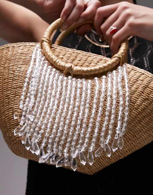 Topshop gold best sale beaded bag