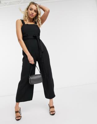 topshop black jumpsuit