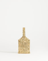 Topshop Junoe beaded wristlet grab bag in gold