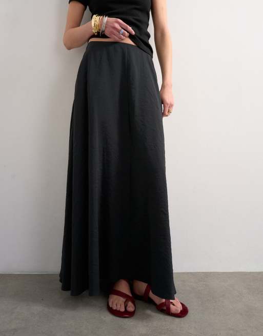 Jupe en coton noire et colorée