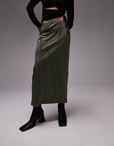 Mini-jupe portefeuille densemble Asos Femme Vêtements Jupes Jupes asymétriques vif 