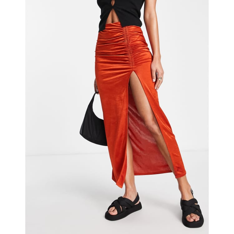 Jupe longue pres du corps best sale