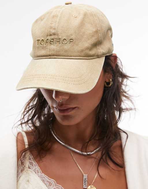 Topshop – Kappe in Khaki