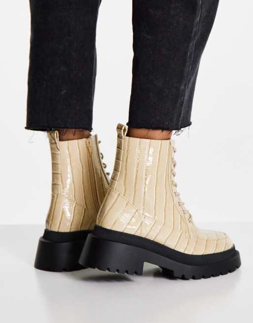 Topshop beige boots sale