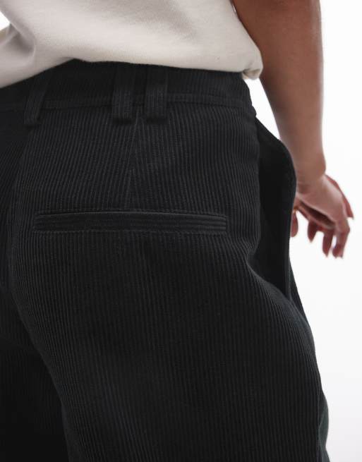Topshop – Karottenhose aus Cord in Blau, 5 von 5