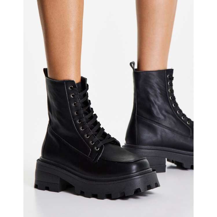 Asos attitude hot sale chunky boots