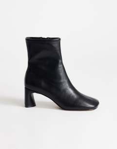 Kenna block heel ankle boot in black
