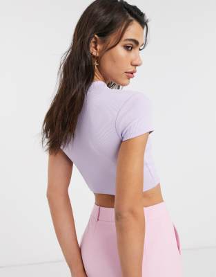 asos lilac top