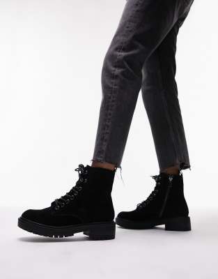 Topshop brazil lace store up ankle boots