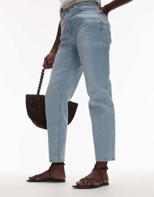 Topshop - Kim - Sorte flade sandaler med smalle remme i ægte læder, 3 af 4