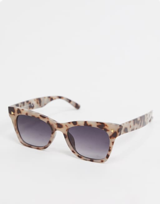 Topshop - Klassieke zonnebril in tortoise