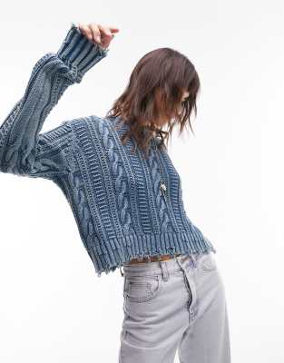 Topshop hotsell blue sweater