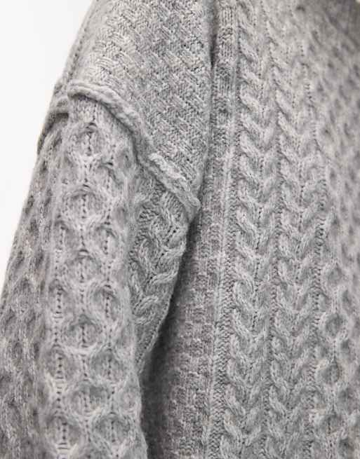 Heather Knit Crochet Mini Dress Heather Knit Crochet Mini Dress