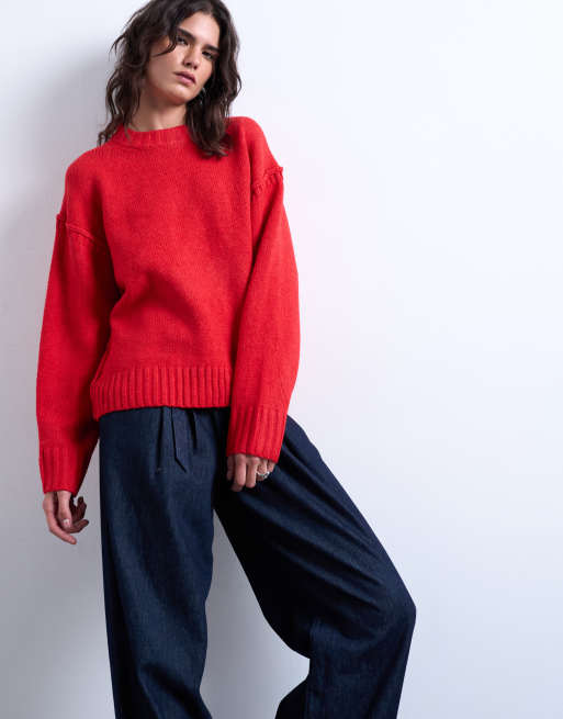 トップス THE TOE Tate Modern knit red Tate Modern Knit – THE TOÉ