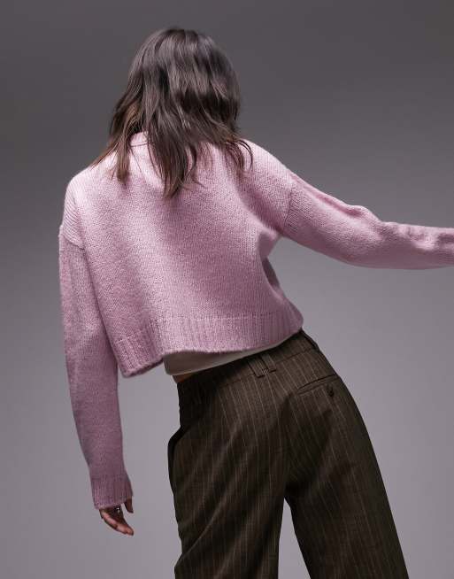 Topshop on sale pink cardigan