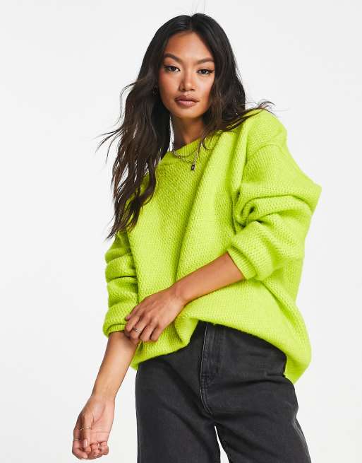 Womens lime 2025 green jumper