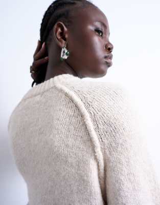 トップス DISCOVERED LAME BONE&HEART KNIT DISCOVERED LAME BONE&HEART KNIT