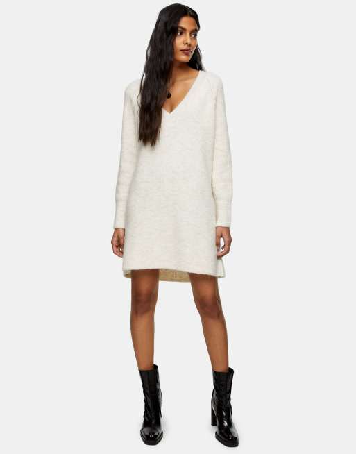 knit Vneck dress ASOS