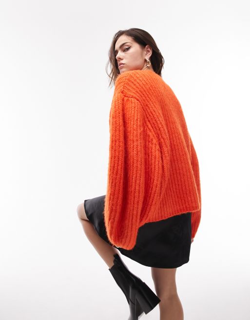 Topshop fuzzy sweater sale