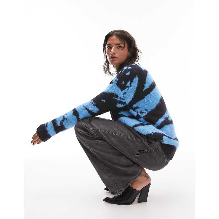 Topshop blue jumper 2025