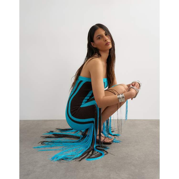 brown sugar dressing for spinach salad Fiadh Crystal Chain Fringe Mesh Mini Dress In Silver – Mew Mews