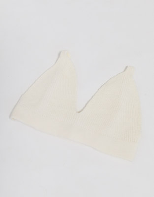 cream bralet top