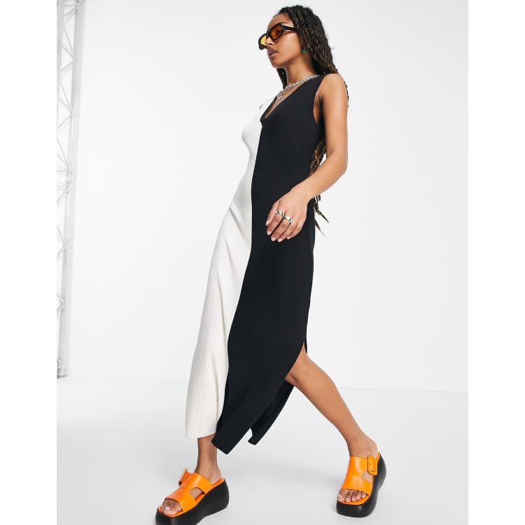 Asos color block dress clearance