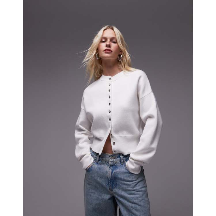 Topshop white cardigan discount