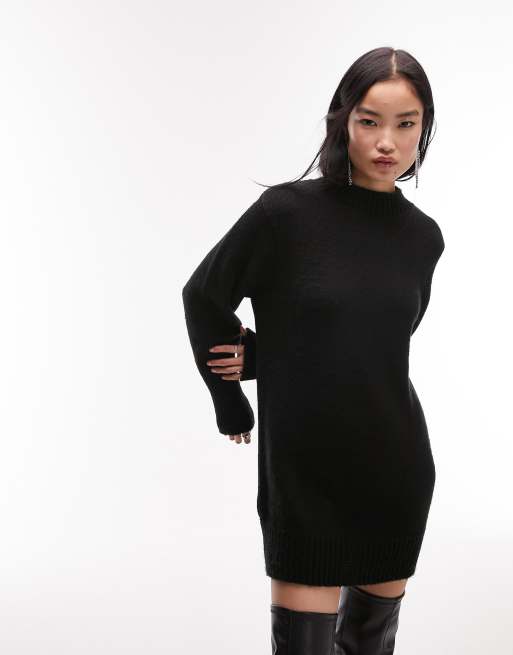 Topshop black hotsell polo neck