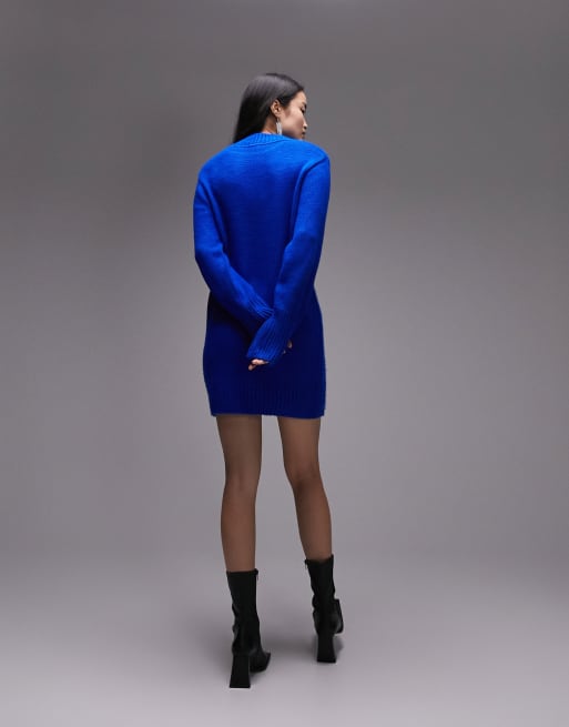 Cobalt blue hot sale jumper topshop