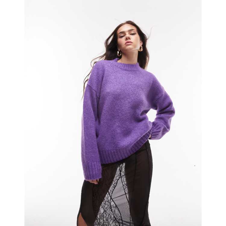 Topshop purple jumper sales