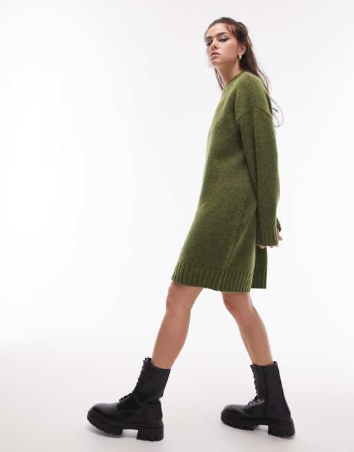 Khaki store jumper dress