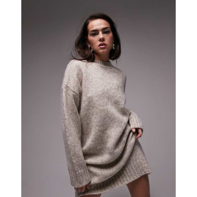 Topshop crew neck jumper womens sale