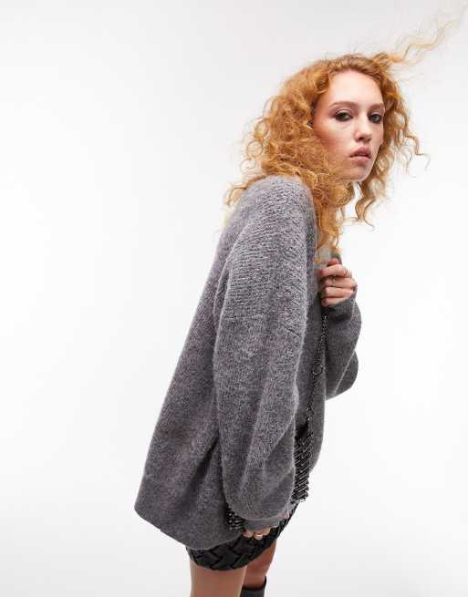 Long grey outlet jumper