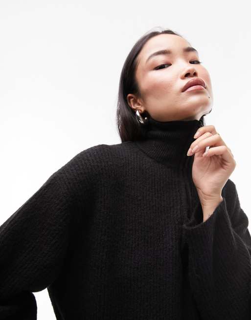 Topshop funnel neck outlet sweater