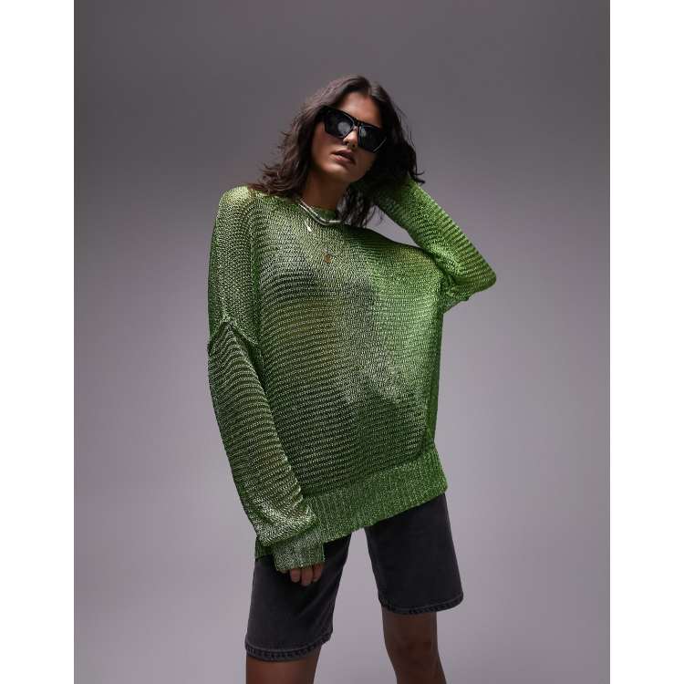 Zara metallic jumper clearance