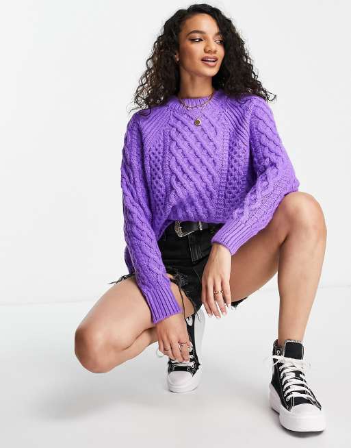 Topshop 2025 purple jumper