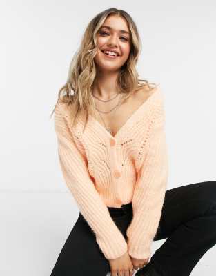 topshop pointelle cardigan